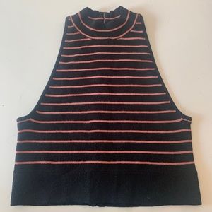 Sleeveless sweater crop top -victoria’s Secret